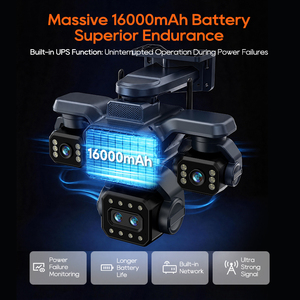 Cámara de Seguridad Solar 4G de 25MP para Exteriores, 5 Lentes, Zoom 12X, PTZ, Gran Angular, CMOS, Grabación 24H, CCTV Inalámbrico, HiEasy, Batería de 16000mAh - Product Image 5