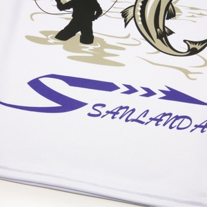 เสื้อเชิ้ตตกปลาแขนสั้นผ้าไหมน้ำแข็ง 100% สำหรับผู้ชาย ป้องกันแสงแดด UPF50 สีพื้น - Product Image 4