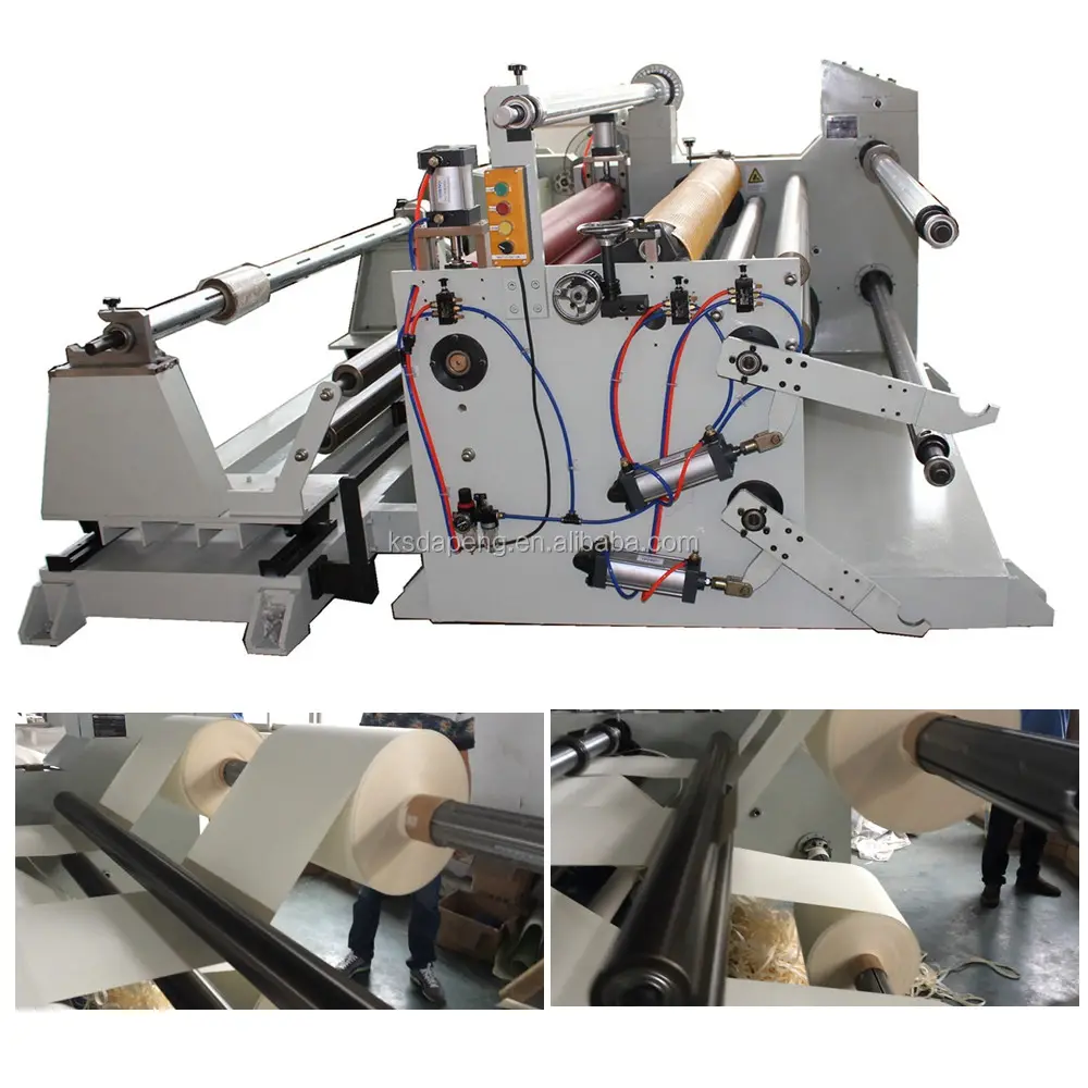 Jumbo rolo para pequeno rolo de papel de conversão máquina de esmagamento de equipamentos