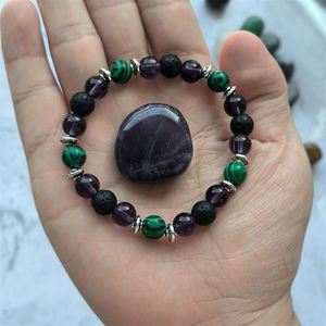 Pulsera de Piedra Natural con Cuentas de Vidrio Coloridas, Armonía para el Hogar, Logotipo Personalizado Confiable, Envío Rápido - Product Image 5