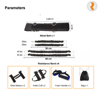 Résistance de ceinture de butin d'entraînement d'entraînement pour des accessoires d'équipement d'entraînement de coup de pied