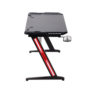 Bureau de jeu ergonomique avec éclairage LED RGB pour configuration de jeu et poste de travail – Table de jeu PC avec lumière LED – Offre spéciale - Product Image 6
