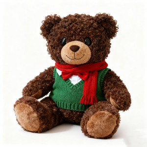 Cadeaux promotionnels personnalisés sur mesure : Ours en peluche avec pull, fabrication sur mesure de poupées en peluche et animaux en peluche - Product Image 2