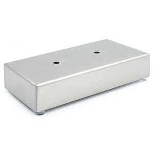 Pied en métal Patty 220x108 h45 nickel satiné - Product Image 1
