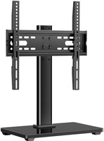 Soporte Universal de Mesa para TV de 32 Pulgadas LCD LED, Base Ajustable en Altura con Base de Vidrio Templado