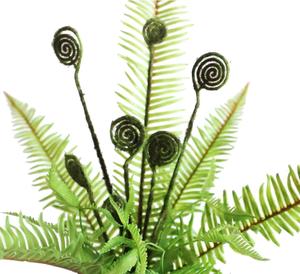 Planta Artificial de Aspecto Natural, Bonsái de Otoño, Panel de Pared de Plantas Artificiales, Hierba Seca para Techo, Helechos Artificiales - Product Image 5