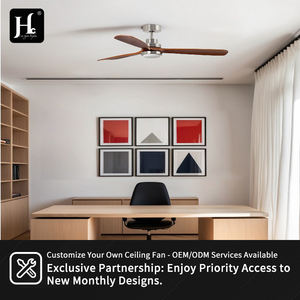 Modern Medieval Retro Scandinavian <b>LED</b> <b>Ceiling</b> <b>Fan</b> Lamp Wood Body DC Motor Living Room ABS APCITL Remote Control - Product Image 5