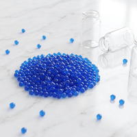 Gel de silice bleu à 98% de pureté, taille de particules personnalisée, haute densité de remplissage