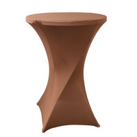 Housses de Table de Bar en Spandex Moins Chères, Nappes Extensibles Élastiques pour Cocktail et Mariage
