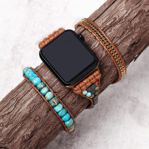 Vente chaude bracelets <span class=keywords><strong>de</strong></span> montre bleu turquoise vintage apple watch <span class=keywords><strong>bracelet</strong></span> accessoires bohème <span class=keywords><strong>bracelet</strong></span> - Product Image 3