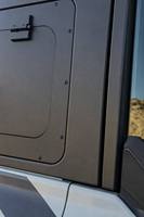 Boîte de rangement latérale en acier noir pour fenêtre de type aile de mouette pour Ford Bronco 2021-2025 2/4 portes, accessoires pour SUV tout-terrain