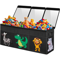Boîte de rangement de jouets pour enfants de grande capacité en gros Organisateur pour enfants Coffre à jouets pliable
