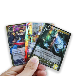 Bao bì giấy ép kim hologram in tùy chỉnh cho trò chơi thẻ bài TCG hoạt hình Nhật Bản, giấy 350gsm, có logo tùy chỉnh dành cho người chơi poker - Product Image 3
