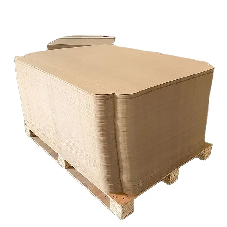Preço reciclável do painel de folha deslizante de papelão de fábrica na China para substituir a palete para facilitar a carga e descarga