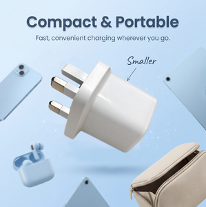 เครื่องชาร์จ USB-C 35W อะแดปเตอร์ชาร์จติดผนังแบบเร็ว GaN, บล็อกชาร์จเร็วแบบพกพา ใช้งานร่วมกับโทรศัพท์ แท็บเล็ต หูฟังไร้สาย - Product Image 2