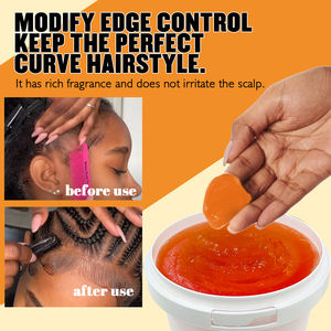 Seau de gel de tressage nature pure de grande taille en gros Gel pour cheveux de maintien de conditionnement brillant 33.3 <span class=keywords><strong>oz</strong></span> Gel pour tresse soignée - Product Image 3