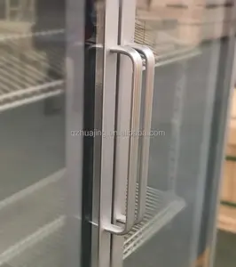 Pintu Kaca Pendingin Tampilan Vertikal dengan Kaca Ganda Pemanas