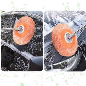 Mopa para limpiar pisos, manos libres, cabezal giratorio mágico, limpieza, lavado de autos, limpiador, mopa giratoria Sunflower - Product Image 6