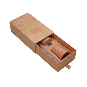 Luxury Custom Logo Printed Diffuser Bottle Packaging Empty Rigid Sliding Drawer Candle Reed diffuser packaging with insert