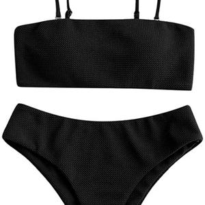 Traje de Baño Transparente de Poliéster con Estampado por Transferencia de Calor OEM, Sexy, de 1 Pieza, con Patrones Sólidos/de Puntos, Bikini con Tanga en V - Product Image 3