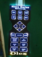 Teclado de Membrana Táctil con Interruptores, Personalizado con Gráficos Impresos, Impermeable y a Prueba de Polvo, para Maquinaria e Instrumentos