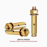 Boulon d'expansion jaune en acier au carbone pour fixation de conduites électriques et de supports de câbles – Vente en gros et approvisionnement en vrac