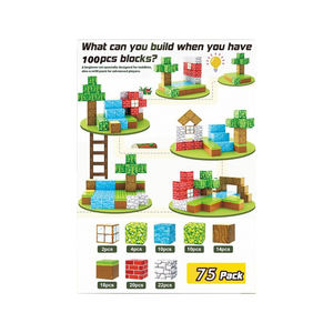 Juguete Magnético de Bosque Primitivo, Cubos Magnéticos de Construcción, Juego Educativo de Plástico - Product Image 6