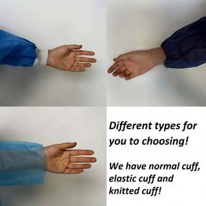 निट कफ लैब कोट डिस्पोजेबल कोट एसबीपीपी लैब कोट - Product Image 6