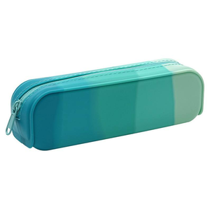 Étui à crayons en silicone couleur macaron, trousse à crayons de papeterie, étui à crayons portable et mignon - Product Image 1