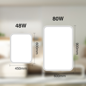 Éclairage de Plafond Haut <span class=keywords><strong>Rectangulaire</strong></span> Moderne de Luxe pour Maison Intelligente, Suspension <span class=keywords><strong>LED</strong></span> avec Lustres en Aluminium pour Salon - Product Image 3