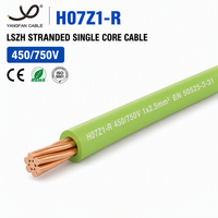 Cable de Cobre Trenzado Sin Halógenos H07Z1-R 450 750V Tipo 2 LSZH 11 Colores Instalación Fija Cableado para Hospitales, Aeropuertos y Túneles