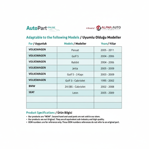 รีลแจ็คที่ปัดน้ำฝนด้านหน้า-ซ้ายสำหรับ Volkswagen Passat y. M - Product Image 2