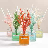 FRHY vente en gros 50ml 6 pièces DIY verre Mini huile essentielle roseau diffuseur ensemble désodorisant sans BPA sans alcool pour la décoration intérieure cadeau