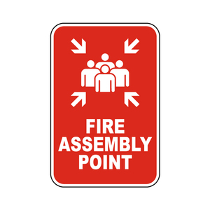 Cartello Punto Di Raccolta Antincendio A4 – Adesivo O Plastica Rigida 210x297mm – Stika.co, Norme ISO 7010