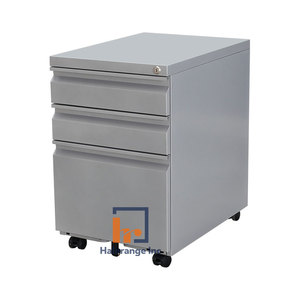 ตู้เก็บเอกสารแบบพกพาสำหรับใช้ในโรงพยาบาลโรงเรียนบ้านสำนักงานเหล็กเฟอร์นิเจอร์ฐานใต้โต๊ะโลหะขนาดเล็ก3ลิ้นชัก - Product Image 1