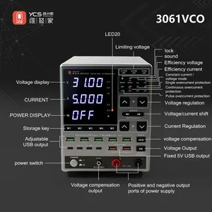 Alimentatore DC Regolabile YCS 3061VCO 30V 6A con Protezione OCP per Riparazione Telefoni Cellulari, Tester Digitale di Tensione e Corrente, Altri Strumenti - Product Image 4