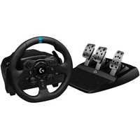 Volant de course Logitech G923 TRUEFORCE avec pédales, retour de force à double moteur, 900 degrés pour PS5 PS4 PC Sim Racing