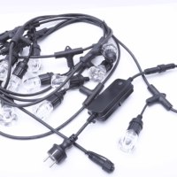 LS-O-001 De Qualité Commerciale S14 48ft 2W LED Extérieur Imperméable de Décoration de Chaîne de Patio