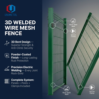 Panneau de clôture de jardin en maille soudée incurvée 3D, acier galvanisé avec revêtement en poudre, clôture de sécurité périmétrique avec taille et couleur personnalisées
