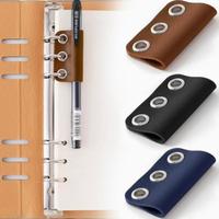 Porte-stylo et porte-crayon en cuir pleine fleur pour carnet, journal, classeur à anneaux A4/A5/A6/A7, accessoires de carnet de voyage