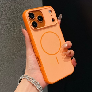 เคสโทรศัพท์มือถือแบบไร้สายแม่เหล็ก รุ่นปี 2025 ผิวสัมผัสนุ่ม สำหรับ iPhone 17 Pro Max Air 16 15 14 13 12 Plus ดีไซน์ใหม่ - Product Image 1