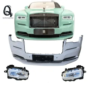 PP Material Car Bumper Assembly Headlight Body Kit Rolls-Royce Wraith 1st Generation Upgraded To 2nd Generation