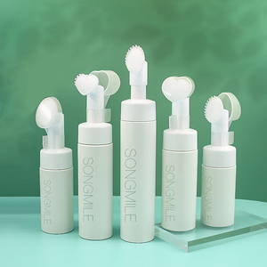 Mới Nhất Khuôn Mặt Miếng Bọt Biển Làm Sạch Tạo Bọt Trắng Rõ Ràng 100 120Ml <span class=keywords><strong>150</strong></span> 200Ml 250 <span class=keywords><strong>Ml</strong></span> Tay Xà Phòng Chai Với Bàn Chải - Product Image 2