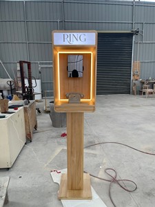 Cabina Telefonica per Matrimoni con Luce LED e Audio, NOVITÀ, Colore Beige, per <span class=keywords><strong>Libro</strong></span> degli Ospiti - Product Image 3