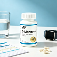 Complément Alimentaire en Capsules de D-Mannose 500mg 1000mg OEM ODM pour Adultes, Santé Urinaire Hommes Femmes, Soutien aux Voies Urinaires et aux Infections Urinaires (UTI) à la Canneberge