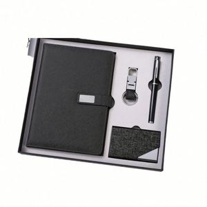 Personalized Paper Business Card Holder and <b>Notebook</b> <b>Set</b>-Business Cultural Creative Gift Corporate Event Gift Box Thanksgiving - Product Image 5