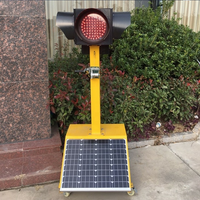 Feux de circulation solaires d'usine chinoise, panneau solaire, feux de circulation sans fil