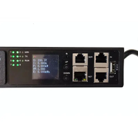 19 "Horizontal Compteur 240V 32A 8way C13 C19 Prises Smart IP SNMP V3 Moniteur Télécommande ATS PDU