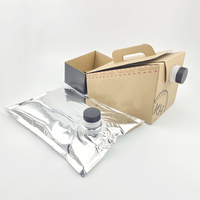 Sac Bag-in-Box BIB 3L/5L/10L en PE, emballage aseptique pour liquides avec valve pour jus, café, vin et boissons (gaufrage)