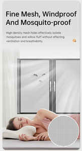 Pantalla enrollable de diseño europeo, malla enrollable para insectos, marco de aluminio, ventana mosquitera al por mayor - Product Image 4